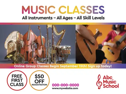 Art Schools postcard design ART-8