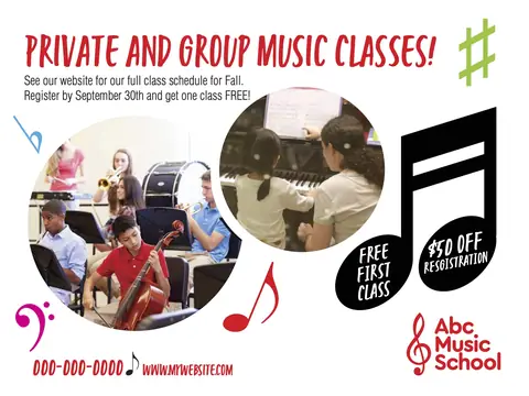 Art Schools postcard design ART-9