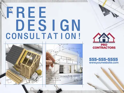 Contractors postcard design CON-6