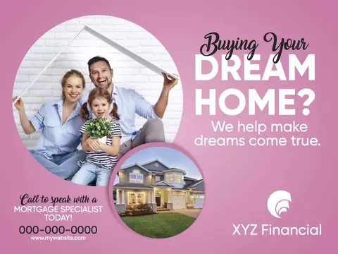 Mortgage postcard design MOR-1