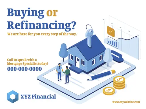 Mortgage postcard design MOR-2