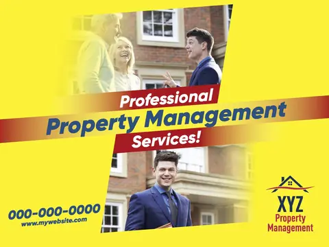 Property Management postcard design PRM-2