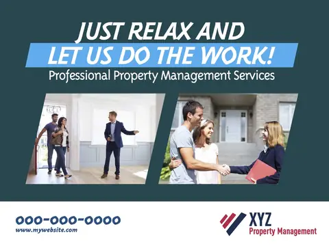 Property Management postcard design PRM-3