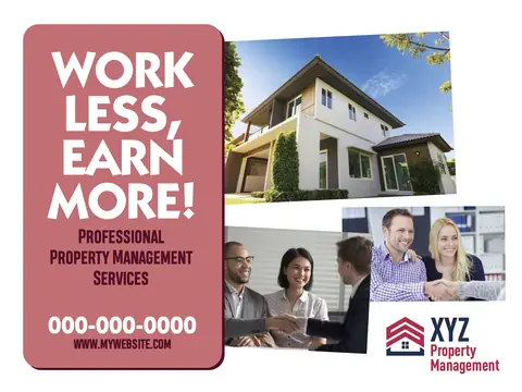 Property Management postcard design PRM-4