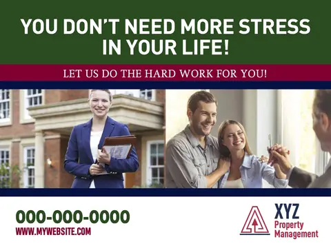 Property Management postcard design PRM-5