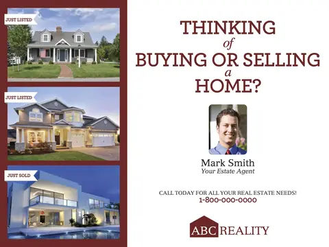 Real Estate postcard design REA-4
