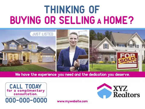 Real Estate postcard design REA-9